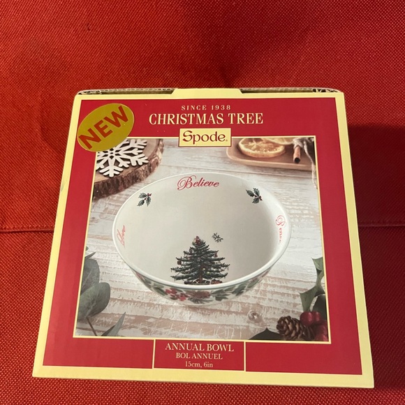 Spode 2022 Christmas Tree 6” Revere Bowl 🎄🎄🎄 - Picture 10 of 12